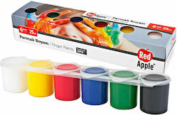 Justnote Finger Paints Set 25ml 6pcs