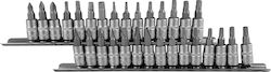 JBM Socket with Motor Allen and Socket 1/4'' Set 30pcs