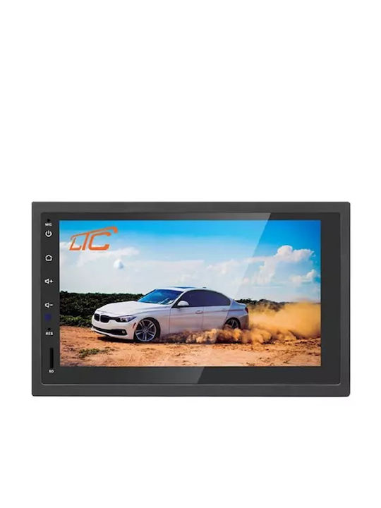 LTC Ηχοσύστημα Αυτοκινήτου 2DIN (Bluetooth/USB/AUX/WiFi/GPS/Apple-Carplay/Android-Auto) με Οθόνη Αφής 7"