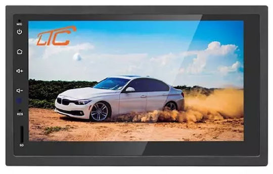 LTC Ηχοσύστημα Αυτοκινήτου 2DIN (Bluetooth/USB/AUX/WiFi/GPS/Apple-Carplay/Android-Auto) με Οθόνη Αφής 7"