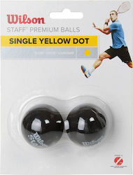 Wilson Staff Single Yellow Dot Squash-Ball Kürbis