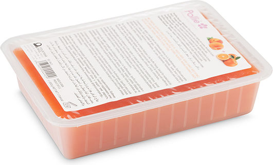Eurostil Misc Nail Supplies Wax Paraffin Peach/Orange 500g Orange 1pcs 04672