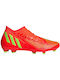 Adidas Predator Edge.3 FG Χαμηλά Ποδοσφαιρικά Παπούτσια με Τάπες Solar Red / Team Solar Green / Core Black