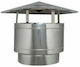 Technometal 19320 Chimney Crown Inox 100mm Silver