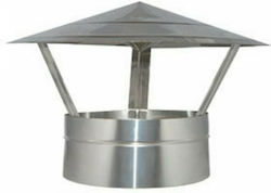 Technometal 19335 Chimney Crown Inox 150mm Silver