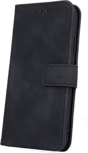 Senso Velvet Книга Изкуствена кожа Черен (Galaxy S21 FE 5G)