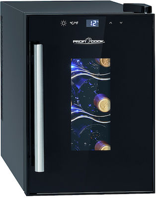 Profi Cook PC-WK 1230 Επαγγελματικό Ψυγείο Κρασιών 17lt με Θερμοκρασία Λειτουργίας +11°C / +18°C Π24.6 x Β50 x Υ39.5εκ.