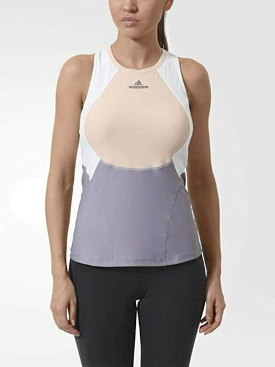 Adidas Women's Athletic Blouse Sleeveless White