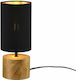 Trio Lighting Modern Table Lamp E14 Black/Black R50171980