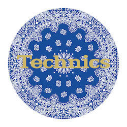 Magma Slipmat από Τσόχα Technics Bandana 2 2τμχ με Σχέδιο