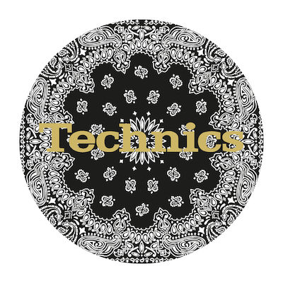 Magma Slipmat από Τσόχα Technics Bandana 1 2τμχ με Σχέδιο