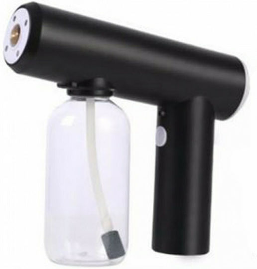 Factory Επαναφορτιζόμενο Πιστόλι Ψεκασμού Nano Spray Απολύμανσης SM-6003 Μαύρο