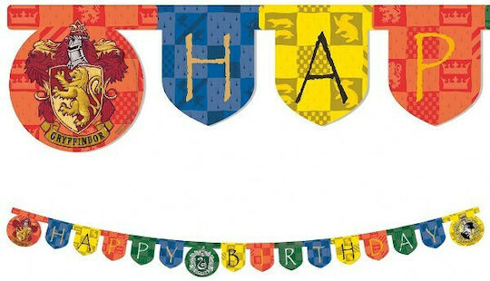 Procos Harry Potter Hogwarts Happy Birthday Flags Harry Potter