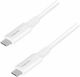 LogiLink CU0180 USB 4 Cable USB-C male - USB-C male White 0.8m