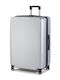 Mandarina Duck Tank Case Μεγάλη Βαλίτσα Ταξιδίου Σκληρή Γκρι με 4 Ρόδες Ύψους 75εκ.
