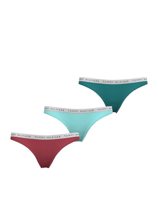 Tommy Hilfiger Βαμβακερά Γυναικεία String 3Pack