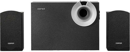 Edifier M206BT Ηχεία Υπολογιστή 2.1 με Bluetooth και Ισχύ 34W Μαύρα