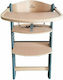 Cangaroo Nuttle Highchair 2 in 1 & Wooden Seat Grey