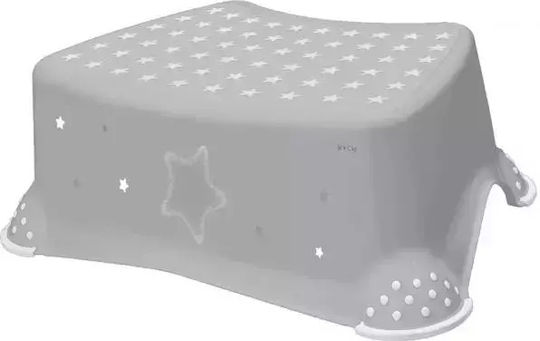 FreeOn Μονό Βοηθητικό Σκαλοπατάκι Μπάνιου Stars Grey