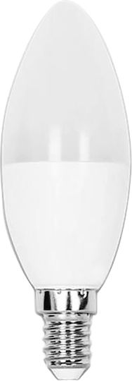 Aigostar Λάμπα LED 6W για Ντουί E14 και Σχήμα C37 Ψυχρό Λευκό 500lm