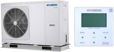 Hyundai HYHC-V8W/D2N8-B Αντλία Θερμότητας 8.4kW Μονοφασική 65°C Monoblock
