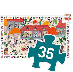 Παιδικό Puzzle Σχολείο Σκαντζόχοιρων 35pcs για 5+ Ετών Djeco