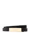 Leather Women's Black Belt