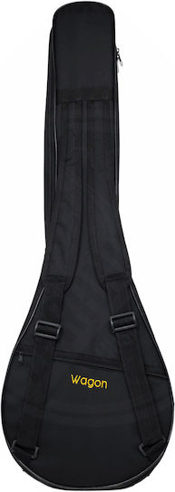 Wagon Case 01 Series Black Βαλίτσα Μπουζουκιού με Επένδυση Μαύρη