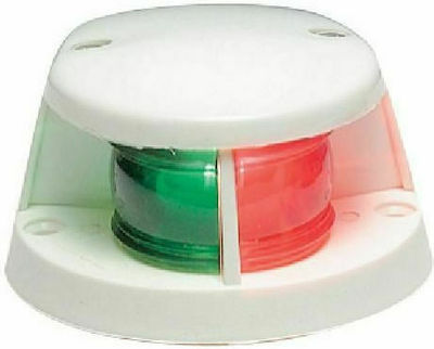 Eval Boat Light Without Mast Two-Color LED Lantern (Green-Red) with White Shell 10cm 01327-LED