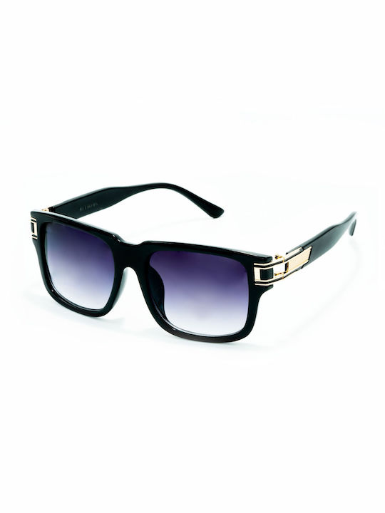 Olympus Sunglasses Chiron Sunglasses with Black Plastic Frame and Black Gradient Lens 02-033