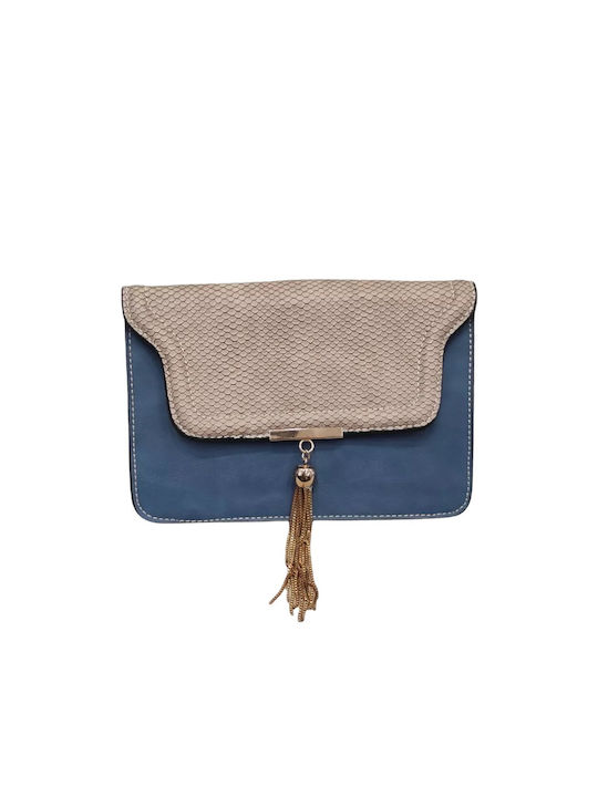 WOMEN'S BAG ENVELOPE BLUE