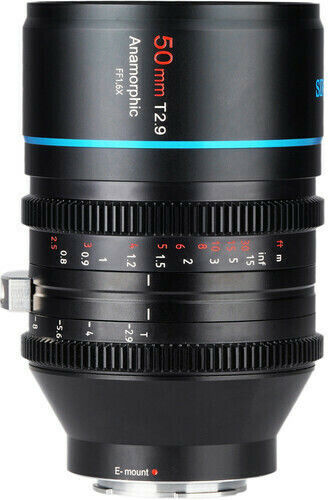 Sirui Full Frame Φωτογραφικός Φακός 50mm T2.9 1.6x Anamorphic Standard Zoom για Leica L Mount Μαύρος