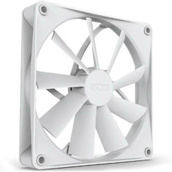 NZXT F140Q Case Fan με Σύνδεση 4-Pin PWM Λευκό