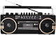 CMIK MK-132BT Retro Cu alimentare la rețea / baterie cu Bluetooth și USB Negru