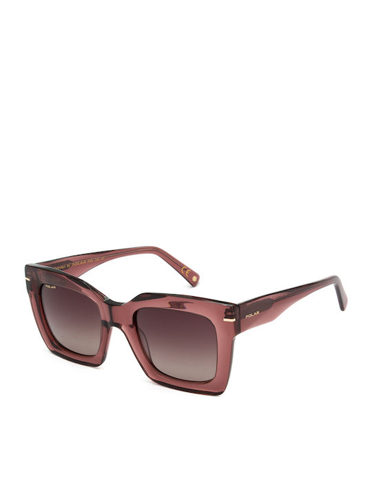 Polar Ochelari De Soare Roz Cu Ramă Din Plastic / Acetat Polar Ochelari De Soare Roz Cu Ramă Din Plastic / Acetat