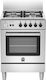 La Germania RI6 4C 81T C X GPL Aragaz cu Gaz Lichefiat 65lt cu Plite pe Gaz Lichefiat L60cm. Inox