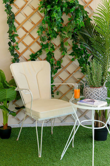 Be Comfy 605 Garden Chair Cushion Vanilla 44x45cm