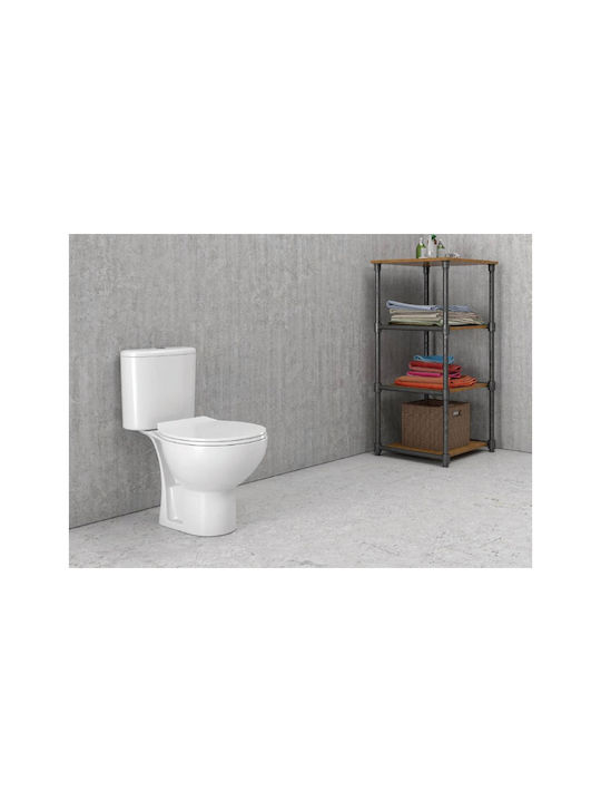 Karag Venice Capac WC Plastic 41.5x35cm Alb