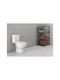 Karag Plastic Toilet Seat White Venice 41.5cm