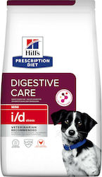 Hill's Prescription Diet I/d Stress Digestive Care 3kg Ξηρά Τροφή για Ενήλικους Σκύλους Μικρόσωμων Φυλών με Κοτόπουλο