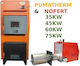Pumatherm AC 45 Kessel Pellet / Biomasse mit Brenner 38693kcal/h