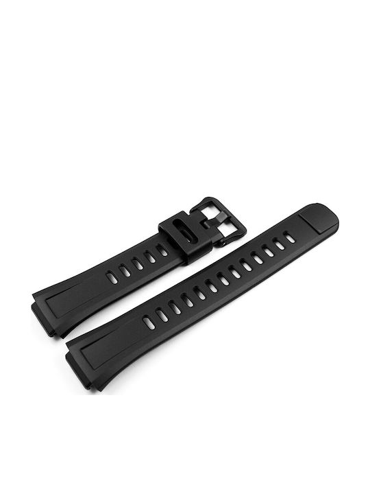 Casio Gummi-Armband Schwarz 16mm