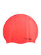 Aquaspeed Mono Silicone Adults Swimming Cap Red