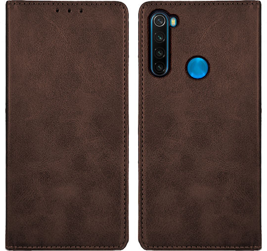 Sonique Vintage Wallet Piele artificială Maro (Redmi Note 8T)