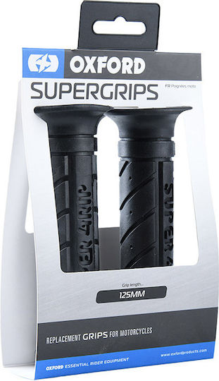 Oxford Мотоциклетни ръкохватки Supergrips в Черен цвят