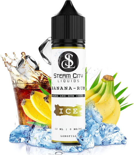 Steam City Flavor Shot Banana Rum Ice 12ml/60ml 1τμχ