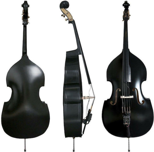 Gewa Gewa Double Bass Rockabilly 3/4 Satin Black 3/4 4-String Acoustic