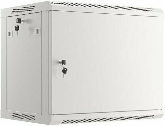 Lanberg Επιτοίχια καμπίνα Rack 19'' 9U/600x450mm Flat Pack Grey