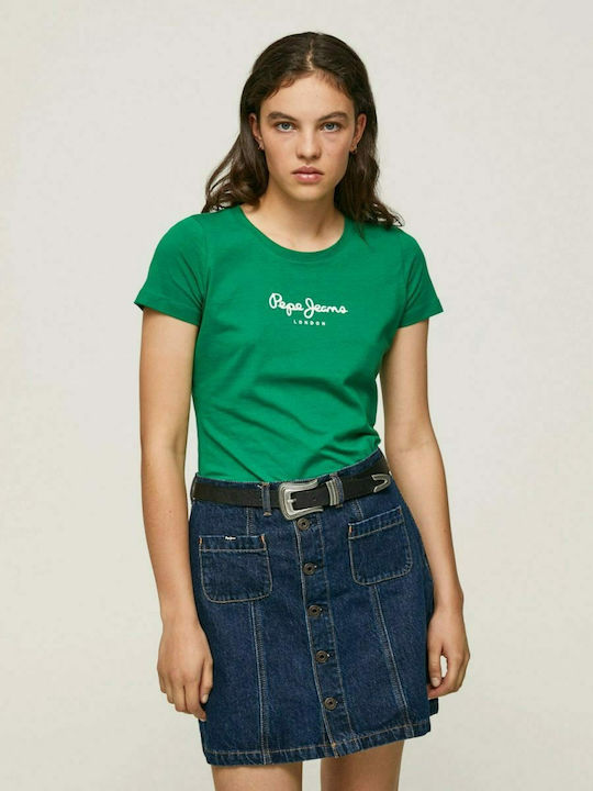 Pepe Jeans New Virgina Damen T-Shirt Grün