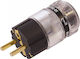 Dynavox Male Schuko Plug Transparent